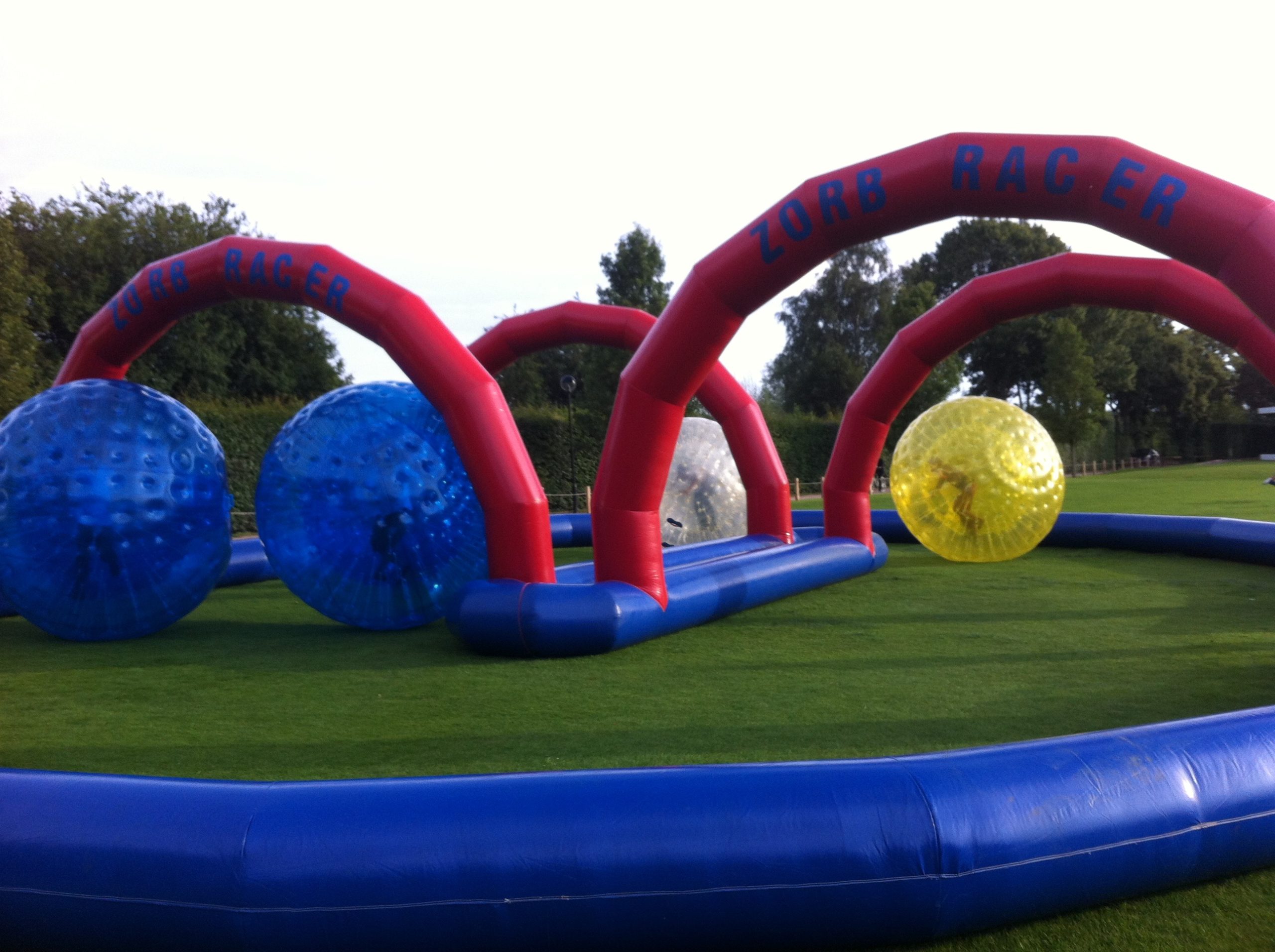 Zorb Race Track And Zorb Ball