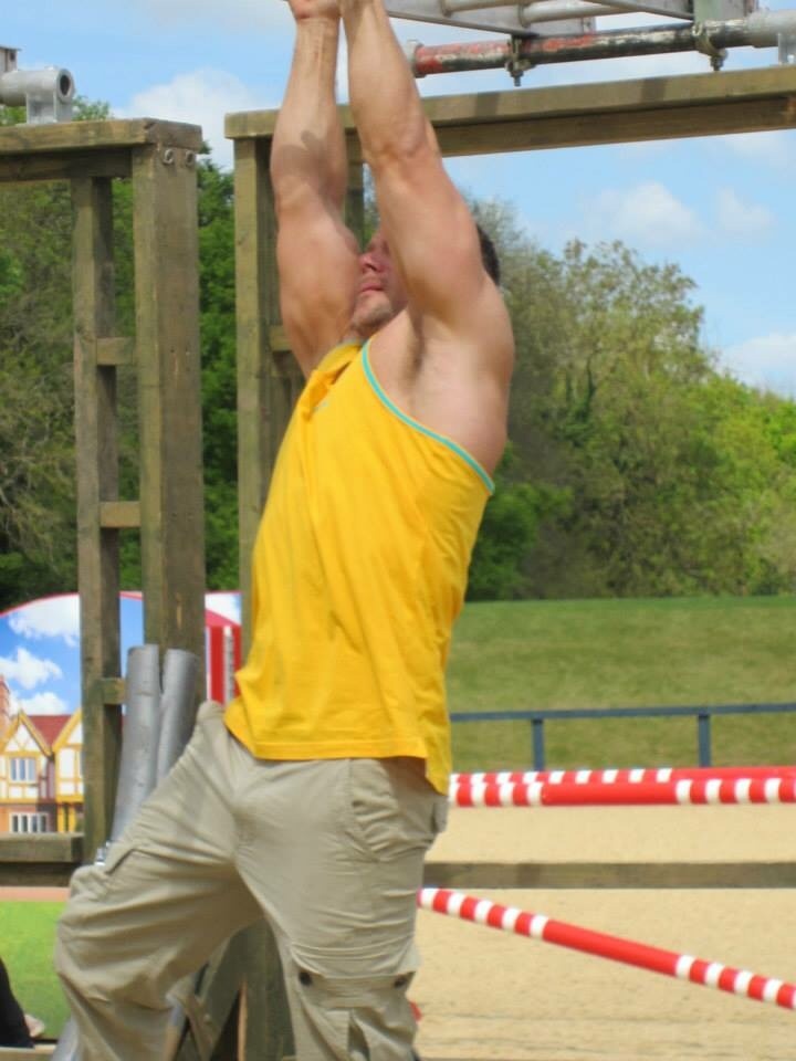 Person Participating In Obstacle Course