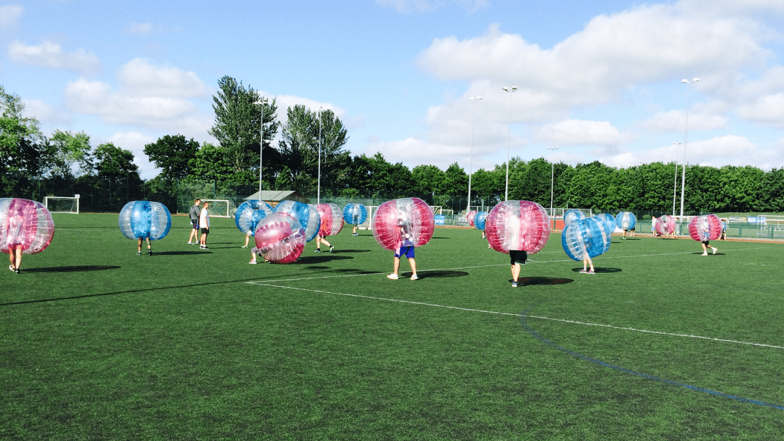 bubble football in London
