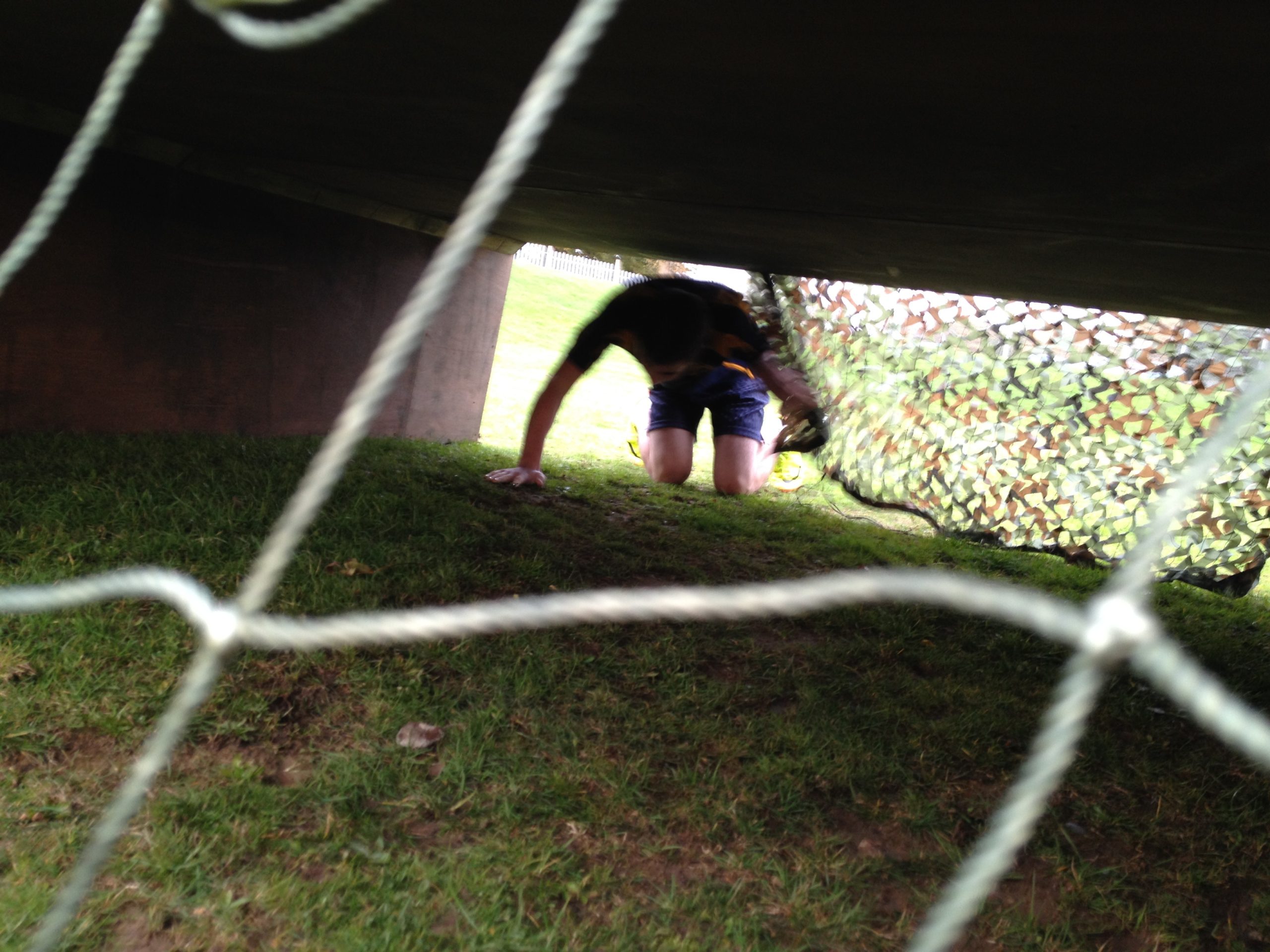 Person Participating In An Assault Course